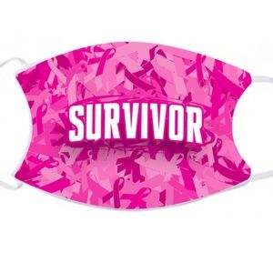 5⭐ Breast Cancer Survivor Filter Pocket Adult Mask